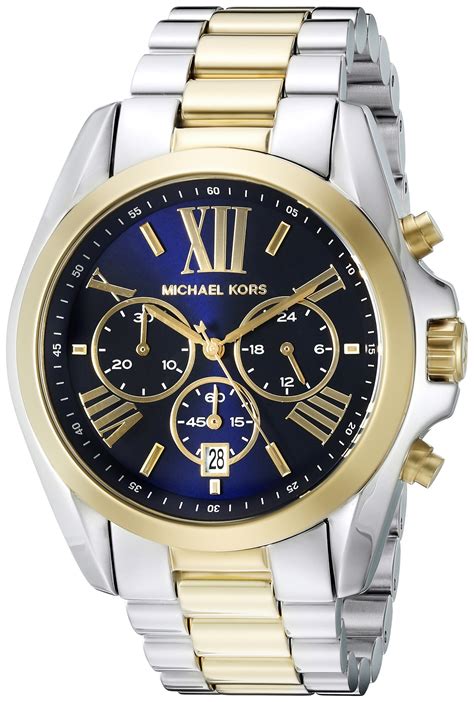 michael kors two tone bradshaw mk5976 waterproof|Michael Kors stainless steel watch.